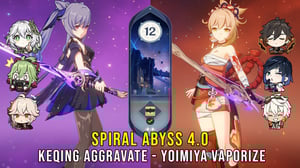 This is the Avatar Image for the Keqing EN - Genshin Impact 4.0 AI Voice and Text to Speech Generator